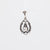 Antique French rose cut diamond silver pendant Jack Weir & Sons