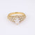 Rare Vintage Cartier Diamond 18K Yellow Gold Engagement Ring
