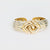 Bulgari 18k white and yellow gold cuff bracelet Bvlgari