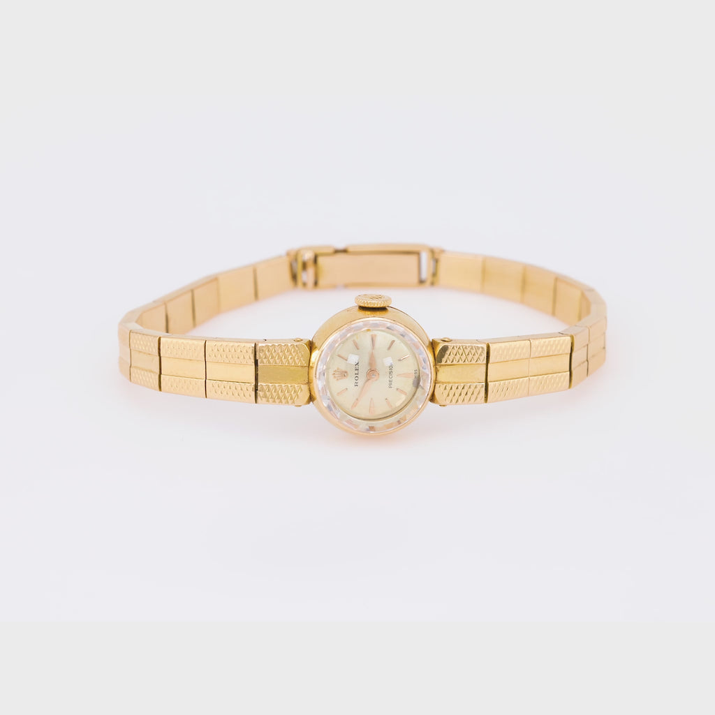 Rolex Vintage French 18K Yellow Gold Cocktail Watch