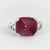 GRS 9.48 carat Burma no heat cabochon ruby diamond platinum ring Jack Weir & Sons