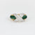 Tiffany & Co. Schlumberger diamond 18k yellow gold enamel X ring Tiffany & Co.