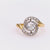 French Art Deco Diamond Yellow Gold Ring