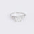 Art Deco GIA 1.51 carat cushion cut platinum solitaire engagement ring