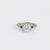 Art Deco EGL 1.04 carat diamond sapphire platinum ring Jack Weir & Sons