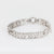 Art Deco 7.80 carat total weight diamond platinum bracelet Jack Weir & Sons