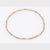 Antique seed pearl 18k yellow gold twisted bangle