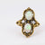 Victorian Opal Diamond 14K Yellow Gold Cocktail Ring