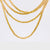 Mid Century French 18K Yellow Gold Chain Necklace