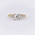 Edwardian English Diamond 18K Yellow Gold Engagement Ring