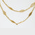 Antique 18k yellow gold fancy link necklace Jack Weir & Sons