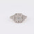 Modern Diamond 14K White Gold Ring