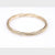 Vintage Van Cleef & Arpels 18K Two Tone Gold Twisted Rope Bangle