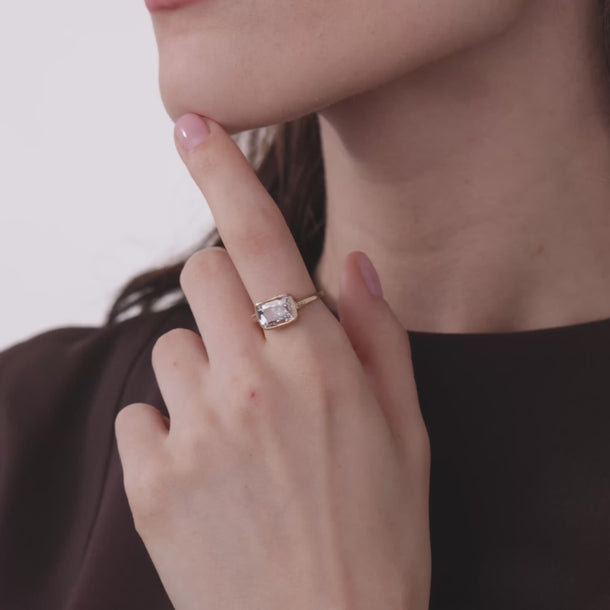 Victorian GIA 2.02 carat DVS1 old mine cut diamond 14k yellow gold ring Rings Jack Weir & Sons
