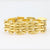 Cartier Vintage 18K Yellow Gold Gentiane Rice Link 5-Row Bracelet