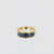 Vintage 2 carat total weight sapphire 18k yellow gold band Jack Weir & Sons