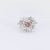 Vintage GIA 1.19 carat fancy pink-brown diamond platinum ring Jack Weir & Sons