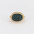 Zolotas vintage bloodstone 18k yellow gold intaglio ring Zolotas