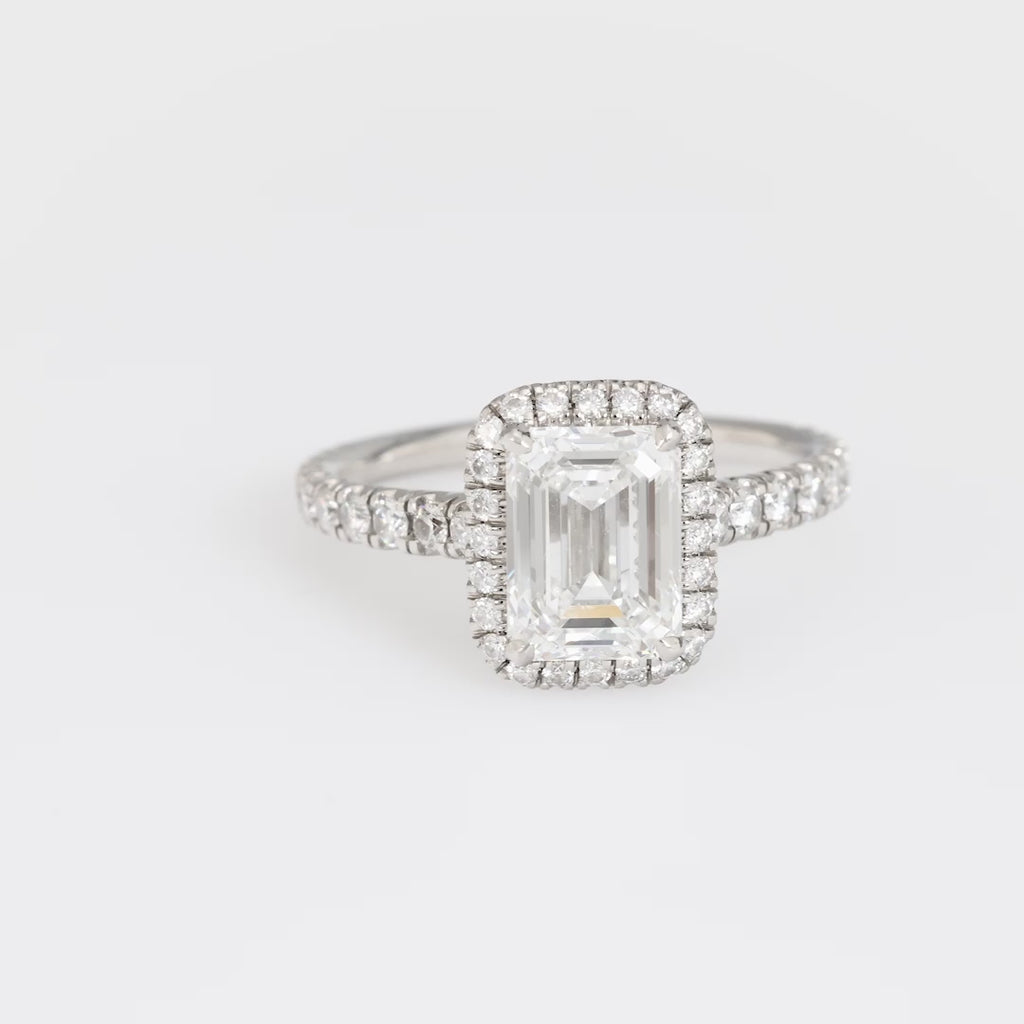 Cartier French GIA 2.23 carat diamond platinum "Destinée Solitaire" ring Cartier