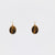 Vintage Tiger Eye 18K Yellow Gold Earrings