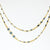 Mid Century 20 carat total weight sapphire 18k yellow gold necklace Jack Weir & Sons