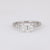 Vintage GIA 1.26 Carat Oval Cut Diamond 18K White Gold Engagement Ring