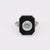 Art Deco Old European Cut Diamond Onyx 18k White Gold Filigree Ring