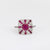 Art Deco GIA 1.30 carat ruby diamond platinum ring Jack Weir & Sons