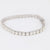 Vintage 12.95 Carat Round Brilliant Cut Diamond 14K White Gold Tennis Bracelet