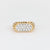 Oscar Heyman diamond 18k yellow gold ring Oscar Heyman