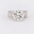 GIA 3.59 carat round brilliant cut diamond platinum engagement ring