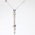 Bvlgari Italy diamond 18k white gold B.zero1 pendant necklace Bvlgari