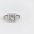 Chopard happy 18k white gold diamond ring Chopard