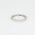 Mid Century diamond 18k white gold eternity band Jack Weir & Sons