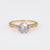 Edwardian Inspired 1.24 Carat Diamond 18K Yellow and White Gold Engagement Ring