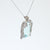 Art Deco French 42 carat aquamarine diamond platinum necklace Jack Weir & Sons