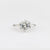 French GIA 3.56 carat round brilliant diamond 18k white gold engagement ring Jack Weir & Sons