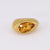 Vintage 4.3 Carat Pear Shape Citrine 18K Yellow Gold Bezel Ring