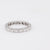 Art Deco French Diamond Platinum Eternity Band