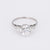 Mid-Century GIA 1.73 Carat Old European Cut Diamond Platinum Engagement Ring
