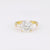 Vintage GIA 2.89 Carat Circular Brilliant Cut Diamond 18K Yellow Gold Ring Jack Weir & Sons