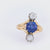 French Belle Époque GIA 2.67 carat sapphire diamond 18k gold ring Jack Weir & Sons