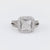 Vintage Diamond 14K White Gold Engagement Ring