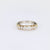 Old cut diamond 18k yellow gold wedding band Jack Weir & Sons