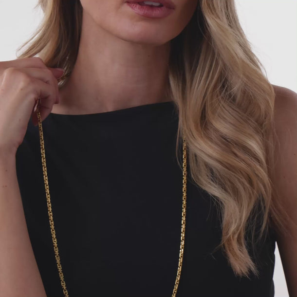 Chaumet 18k yellow gold chain necklace