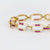 Mid Century ruby diamond 18k yellow gold bracelet Jack Weir & Sons