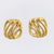 Vintage Angela Cummings 18K Yellow Gold Clip On Earrings