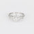 Mid Century GIA 2.05 carat platinum diamond engagement ring Jack Weir & Sons