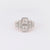 Art Deco Old Mine Cut Diamond 18K Yellow Gold Ring