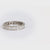 Vintage French 18k white gold diamond eternity band Jack Weir & Sons